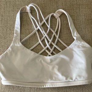 Lululemon Free to Be Wild Bra in White